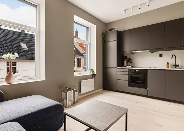 شقة Dinbnb I New 2023 I 600m To Bryggen